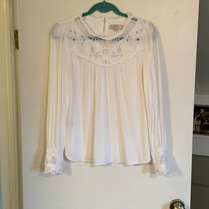 White blouse from Loft